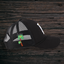 Load image into Gallery viewer, LA trucker hat (Black color)
